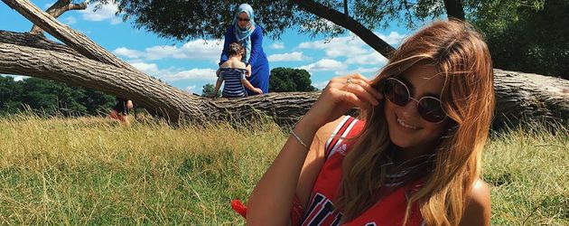 Stefanie Giesinger im Richmond Park in London Stefanie Giesinger im Richmond Park in London