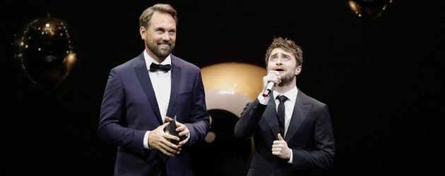 Steven Gätjen und Daniel Radcliff beim 12. Züricher Filmfestival 2016 Steven Gätjen und Daniel Radcliff beim 12. Züricher Filmfestival 2016