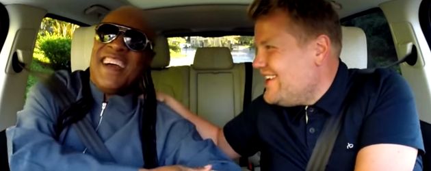 James Corden und Stevie Wonder James Corden und Stevie Wonder