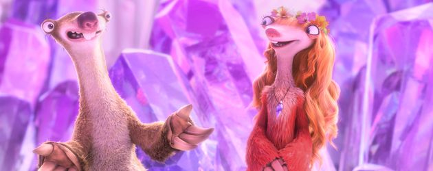Szene aus "Ice Age - Kollision Voraus" mit Sid und Francine Szene aus "Ice Age - Kollision Voraus" mit Sid und Francine