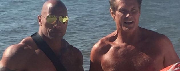 Dwayne "The Rock" Johnson und David Hasselhoff Dwayne "The Rock" Johnson und David Hasselhoff