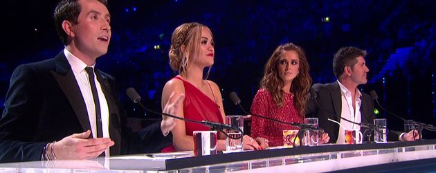 Rita Ora, Cheryl Cole, Simon Cowell und Nick Grimshaw Rita Ora, Cheryl Cole, Simon Cowell und Nick Grimshaw