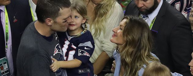 Tom Brady und Giselle Bündchen während des Super Bowl 2017 Tom Brady und Giselle Bündchen während des Super Bowl 2017