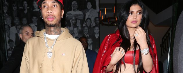 Tyga und Kylie Jenner vor dem Restaurant Catch Tyga und Kylie Jenner vor dem Restaurant Catch
