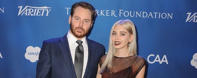 Unternehmer Sean Parker und seine Alexandra Unternehmer Sean Parker und seine Alexandra