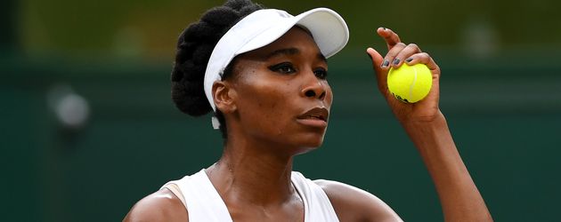 Venus Williams beim Wimbledon-Finale 2017 in London Venus Williams beim Wimbledon-Finale 2017 in London
