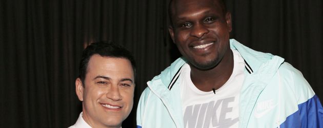 Jimmy Kimmel und Zach Randolph Jimmy Kimmel und Zach Randolph