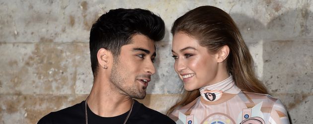 Zayn Malik und Gigi Hadid 2016 auf der Paris Fashion Week Zayn Malik und Gigi Hadid 2016 auf der Paris Fashion Week