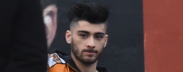 Zayn Malik bei einem Musikvideodreh Zayn Malik bei einem Musikvideodreh
